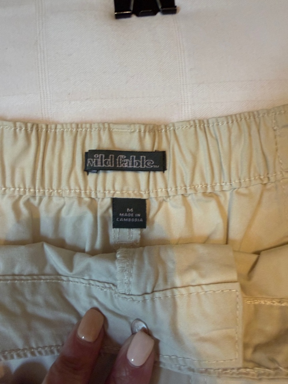 Wild Fable Light Beige Cargo Maxi Skirt with Patch Pockets - Picture 2 of 4